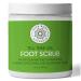 Tea Tree Oil Foot Scrub  12 ounces - Cleanses and Exfoliates - Attacks the Cause of Smelly Feet - Great for Athletes - by Pure Body Naturals