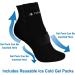 Neuropathy Ice Socks - Cooling Relief for Swollen Feet & Foot Pain - 2 Pairs - Buy Online on GoSupps.com