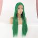 Buy Long Straight Green Front Lace Wig for Women | Europe & US Shipping | High Quality Chemical Fiber Hair - Buy Online on GoSupps.com