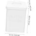 Healifty 1 Set Washing Storage Bucket Lotion Dispenser Household Iron Bucket Fabric Softener Dispenser 23X15.5CM White - Buy Online on GoSupps.com