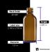 Buy 2-Pack 2 oz Clear Amber Glass Dropper Bottles - Leakproof Boston Round for Essential Oils | The Bottle Depot - Buy Online on GoSupps.com