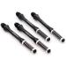 CUESOUL TERO AK7 Slim Dart Shafts Set of 3 - Black, Shaft Length 40mm - for Steel Tip and Soft Tip Darts - Buy Online on GoSupps.com