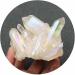 Natural Crystal Rough 1pc 110g-150g Natural Crystal Stones Angel Aura Clear Quartz Cluster Beautiful Natural Crystal Stone PEIQIYIN - Buy Online on GoSupps.com