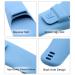 2-Pack Silicone Razor Cases - Portable Soft Shaver Cover Bags in Blue and Grey | Waterproof Travel Razor Carrying Cases for Safety and Protection - Buy Online on GoSupps.com