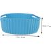 Alipis Kitchen Handle Reusable Food Design Non-Stick Supply - Liner Fryer Accessory Pad Blue 19X19X7CM - Buy Online on GoSupps.com
