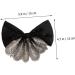 minkissy bow hairpin bow women barrettes Black hair bow headress bow hairpin bow hair barrettes for women xmas bowknot hair ties for women headwear bow woman dense fabric Fabric - Buy Online on GoSupps.com
