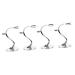 minkissy 4 Pieces Razor Holder Shaving Stand Man Zinc Alloy European And American