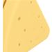 Triangular Powder Storage Box Puff Holder Easy to Clean Convenient Double-sided Air Vent Smooth-closing Silicone Portable for Home Travel (Yellow) - Buy Online on GoSupps.com