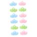TOVINANNA 12 Shampoo brush Massage brush hair scalp washer Small hair washer tub washinger hand massager Small scalp brush hair massage grown grown-up grown-up grown-up grabbed ridge pp 8x8cmx2pcs different colors x 2 pieces
