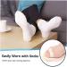 Silicone Toe Straightener & Bunion Corrector - Alleviate Foot Pain with Adjustable Thumb Adjuster - Three Holes for Crooked Toes Correction - Buy Online on GoSupps.com