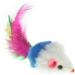 Furry Cat Toy Mice - 10 Pack | Interactive Pet Toys for Cats | Feather Tail Cat Catcher - Buy Online on GoSupps.com