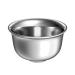 Ervor Premium Double -layer stainless steel shaving bowl - pitch shaving puts on the foam - 11.5cm - Suitable for every shaving soap - Shaving bowl