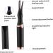 Electric Eyelash Curler Heated Eyelash Curler Electric Rechargeable Long Lasting Lash Curler for Makeup Black - Buy Online on GoSupps.com