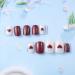 100 PCS Transparent Nail Holder with 120 PCS Double Side Tape - Acrylic Display Stand for Nail Salon & Home Office - Buy Online on GoSupps.com
