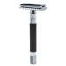 Parker Safety Razor 56R - Heavyweight Eco-Friendly Double Edge Razor with 5 Premium Platinum Blades - Graphite Finish - Buy Online on GoSupps.com