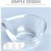 Beaupretty Glass Facial Mud Bowl | DIY Mask Mixing Tool for Estheticians | 9.5x9cm Transparent Cosmetic Bowl - Buy Online on GoSupps.com