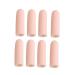 Finger Cots 8 Pcs Finger Tips Cot Toe Sleeve Finger Covers Thumb Protector Pain Set Toe Cap Thin Section Beige C01 Toe Cover Toe Protector Finger Protectors