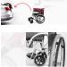 Wheelchair For Outdoor Steel Ultra Light Ergonomic Wheelchair Foldable Self-propelled Wheelchairs Solid Wheel Mobility Scooters Wheel Chair(Black) - Buy Online on GoSupps.com