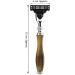 3-Edge Shaving Razor for Men - JagShaving | Premium Resin Handle International Shipping Available - Buy Online on GoSupps.com