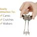 Syrisora Cane Ice Grip Attachment Walking Mobility Crutches Non Slip Ice Grip - Buy Online on GoSupps.com