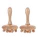 Hapinary Wider tooth comb 2st Meridian massage brush hairbrush comb finger head scratches hairbrush wood massager combs for women hair combings for thick hair rolling stick scalp ridge