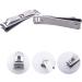 SVAASA Nail Clippers Large Stainless Steel Nail Clippers Flat Nail Clippers Pedicure Scissors - Buy Online on GoSupps.com
