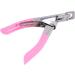 Pink Nail Clipper for False Nails and Acrylic Nails Easy to Use - Buy Online on GoSupps.com