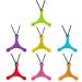 Yuanshenortey Baby Teething Ring - Safe Silicone Sensory Chew Toy Necklace for Autism & Teething Relief - Buy Online on GoSupps.com