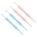 SOPOTUTU 4pcs Ear Cleaning Tools Dual-Head Spiral Earwax Removers for and Gentle Ear Wax Removal Portable and Random Colors