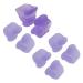 Silicone Toe Spacer Set - 4 Pairs for Bunion & Overlapping Toe Correction - Purple - Buy Online on GoSupps.com