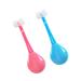 Partykindom 2st Tumbler toothbrush children's Hne Clean all mouth toothbrush silicone.