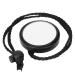 MAGT Diving Rearview Mirror, 360 Degrees Adjustable Rearview Mirror HSJ-928 Scuba Diving Rearview Mirror with Lanyard(Black/White)(Black)