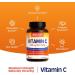 REMEDIATE Vitamin C 1000mg with Citrus Bioflavonoids, Rose Hips, Echinacea & Turmeric - Immune Support - 90 Vegan Tabs - Buy Online on GoSupps.com
