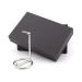 MEN'S RAZOR HOLDER STAND WITH STAINLESS STEEL (CHROME FINISH) FOR ALL TYPES.
