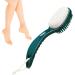 Foot Brush and Pumice Stone | 2 in 1 Multifunctional Foot Brush - Gentle Pumice Stone for Feet Comfortable Bathroom Accessories for Men and Women Green - Buy Online on GoSupps.com