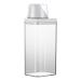 Laundry Detergent Dispenser Laundry Detergent Storage Box Powder Dispenser Powder Container for Bead Pet Food Travel Laundry Room Storage Washing (L-2 Pcs)