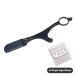 Ergonomic Manual Shaving Razors with 25 Blades - Black Beard Eyebrow & Hair Removal Trimmers for Face Underarm & Bikini - Perfect for Barbers - Buy Online on GoSupps.com
