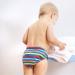 TotsBots Reusable Swim Pants - Swim Stripe 0-6 Months | UK Made | Easy-to-Use & Pool Safe - Buy Online on GoSupps.com