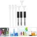 WOONEKY 9 Set Empty Mascara Bottle Eyelash Cream Tube Eyelash Growth Oil Bottle Tube Bottle Abs Transparent - Buy Online on GoSupps.com