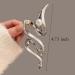 Metal Pearl Hair Claw Clips - Nonslip Wedding Hair Accessories for Women and Girls - Buy Online on GoSupps.com
