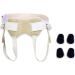 Hernia Belt Truss | Support Brace for Single/Double Inguinal & Sports Hernia | Comfortable Relief for Men & Women with 2 Removable Compression Pads - Buy Online on GoSupps.com