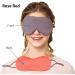 Super Soft Pink Sleep Mask with Adjustable Strap - Lightweight Blindfold for Men and Women - Buy Online on GoSupps.com