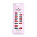 Brishow Christmas Artificial Nails - Elk & Snowflake Ballerina Acrylic Press-On Nails | 24 Full Cover Nail Set for Women & Girls - Buy Online on GoSupps.com