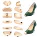 NBEADS 12 Pcs 6 Style Metal Shoes Pointed Protector Metal Shoe Toe Protectors Light Gold High Heel Toes Pump Toe Head Cover for Shoes Protection Repair Accessories Light Gold-6 Styles