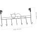 Holibanna Wrought Iron Door Hook Coat Hangers Hat Hanger Bath Iron Hook Wall Home Supplies Metal Iron Gate 41.5X23X5CM Black - Buy Online on GoSupps.com