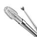 Abamabby Spiral Ear Cleaner Spiral Ear Wax Remover Ear Wax Cleaner Earwax Removal Kit Metal Ear Cleaner Double Ended Spiral Scraper Ear Cleaning Set Silver