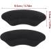 4 Pairs Heel Stickers & Cushions - Comfort Inserts for Women s High Heels & Sneakers - Wear-Resistant Anti-Leather Fleece - Replaceable Heel Liners in Black - Buy Online on GoSupps.com