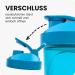 Shakenext 700ml Protein Shaker Bottle | Stainless Steel Mixing Ball for Fitness & Protein Shakes | Dishwasher Safe & fits Cup Holder | Special Blue Edition - Buy Online on GoSupps.com