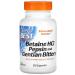 Doctor's Best - Betaine HCl Pepsin & Gentian Bitters | Natural Digestive Support - 120 Capsules