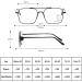 Buy Riccie Retro Multifocal Reading Glasses - Anti-Blue Light Metal Frame HD Aspherical - Diopter +1.0 to +3.0 - Buy Online on GoSupps.com
